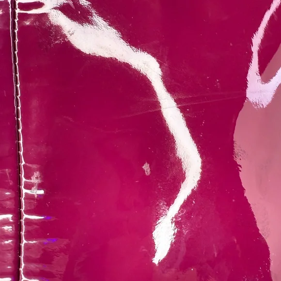 Coach 2011 17745 Grape Burgundy Patent Leather Drawstring Bucket Shoulder Bag - Picture 11 of 14